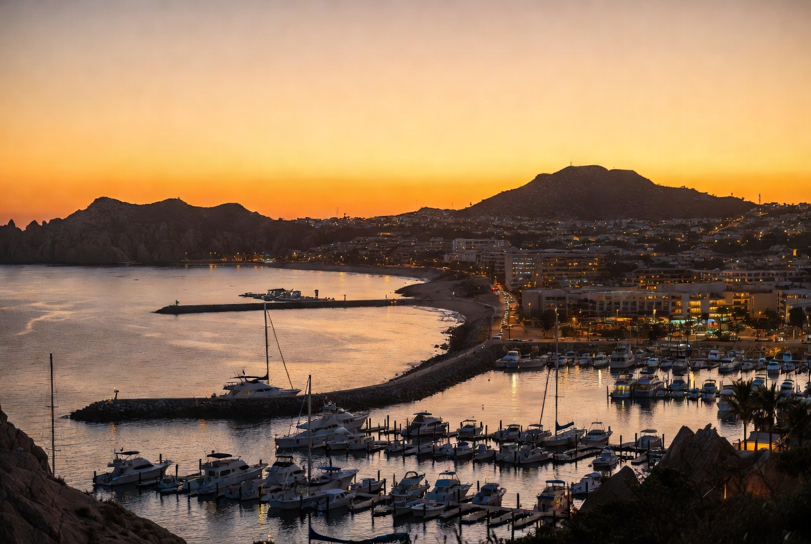 Cabo Marina at Night: Dining, Boats, Walks and Private Transfers